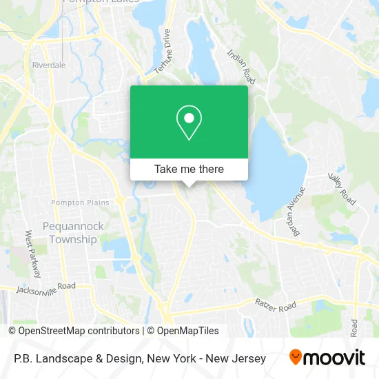 P.B. Landscape & Design map