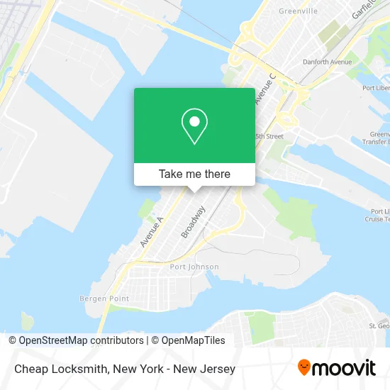 Cheap Locksmith map