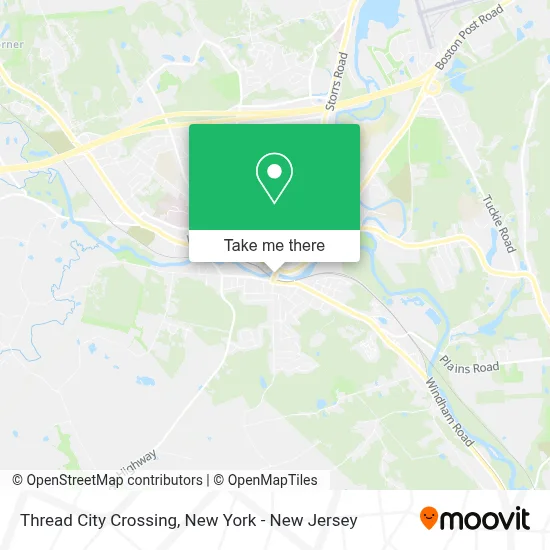 Thread City Crossing map