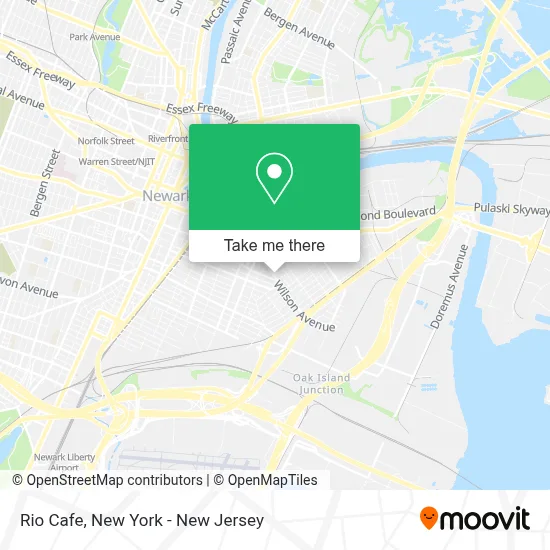 Rio Cafe map