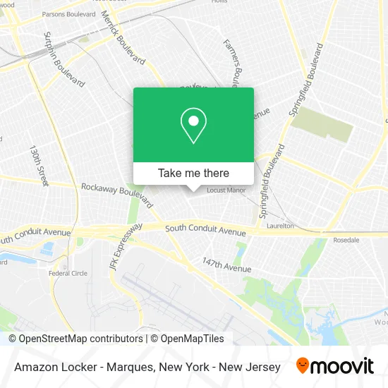 Amazon Locker - Marques map