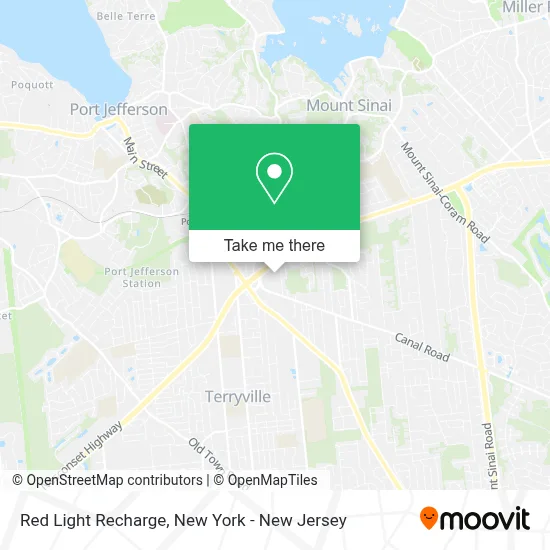 Red Light Recharge map