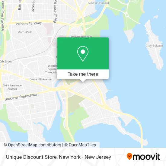 Unique Discount Store map