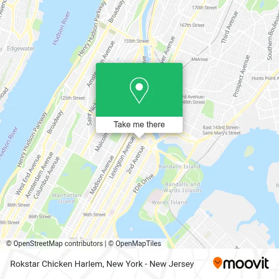 Rokstar Chicken Harlem map