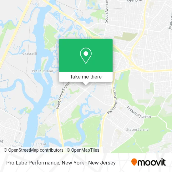 Pro Lube Performance map