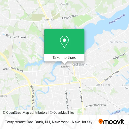 Everpresent Red Bank, NJ map