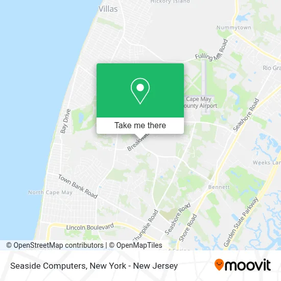 Seaside Computers map