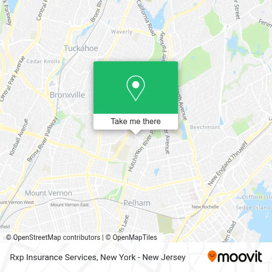 Rxp Insurance Services map