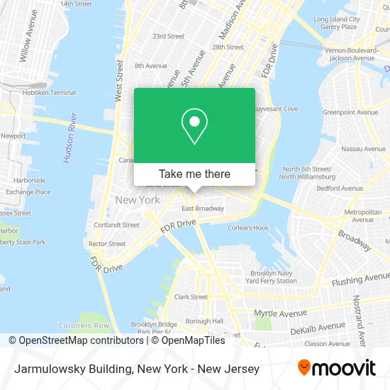 Jarmulowsky Building map