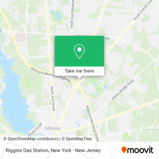 Riggins Gas Station map