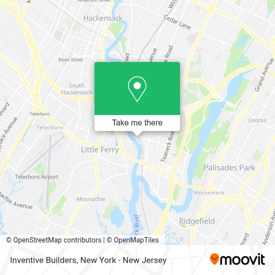 Inventive Builders map