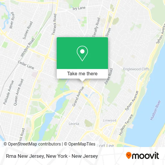 Rma New Jersey map