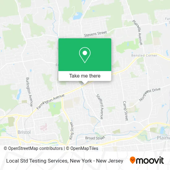 Local Std Testing Services map