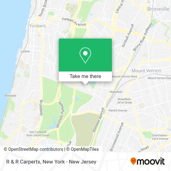 R & R Carperts map