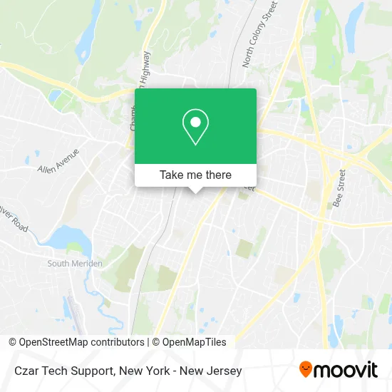 Czar Tech Support map
