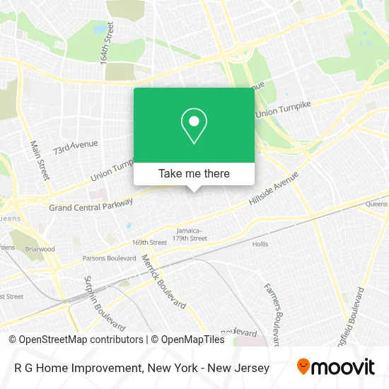 R G Home Improvement map