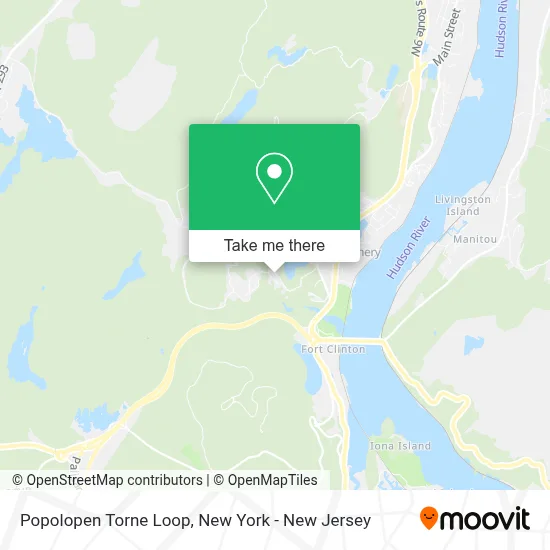 Popolopen Torne Loop map