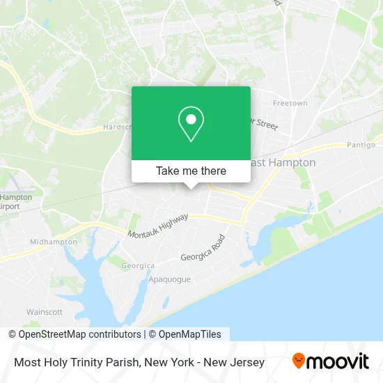 Most Holy Trinity Parish map