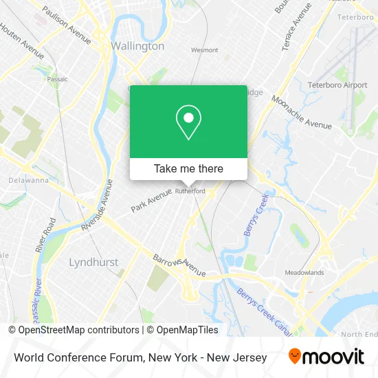 World Conference Forum map