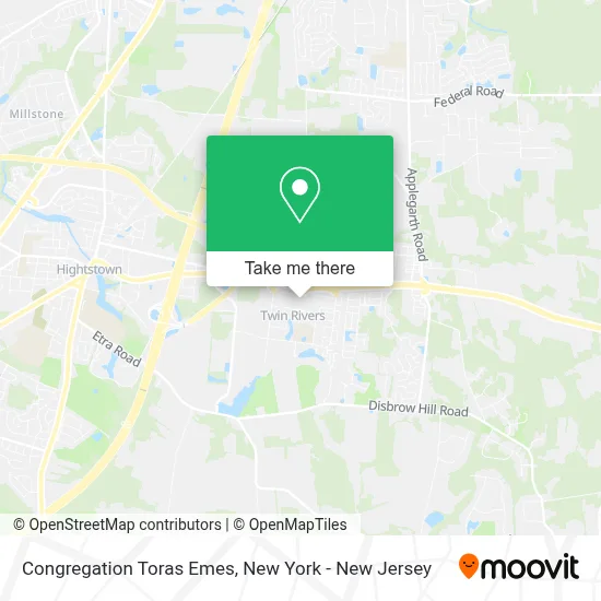 Congregation Toras Emes map