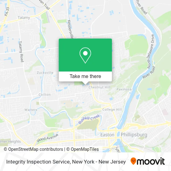 Integrity Inspection Service map