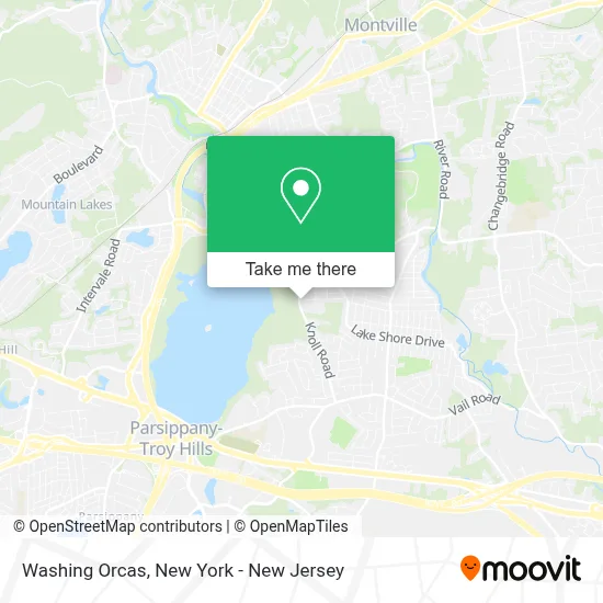Washing Orcas map