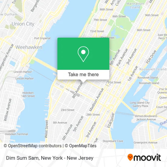 Dim Sum Sam map