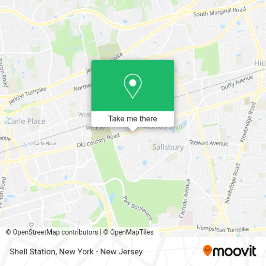 Shell Station map