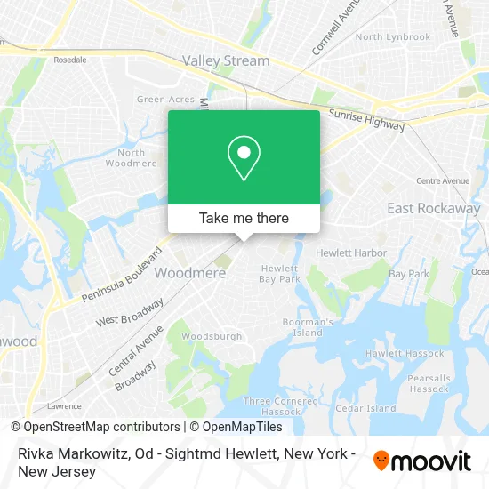 Rivka Markowitz, Od - Sightmd Hewlett map