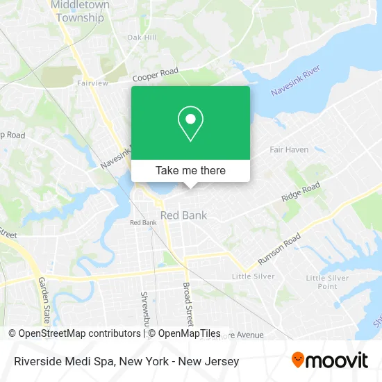 Riverside Medi Spa map