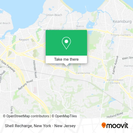 Shell Recharge map