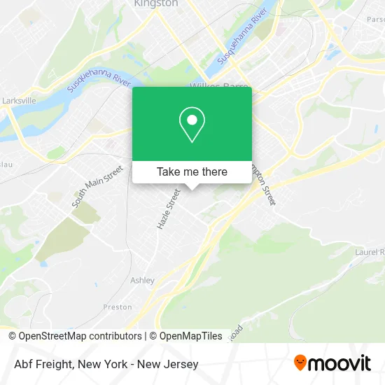 Abf Freight map