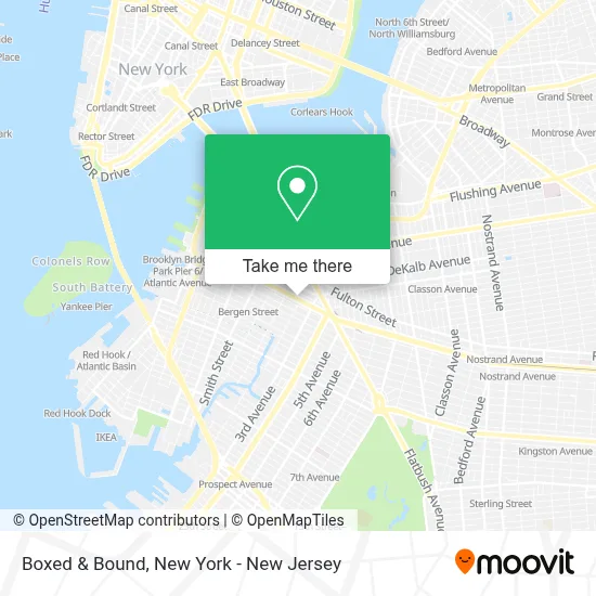 Boxed & Bound map