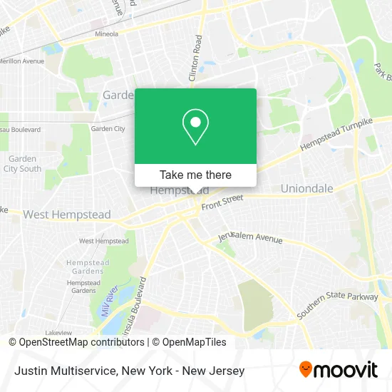 Justin Multiservice map