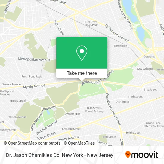 Dr. Jason Chamikles Do map
