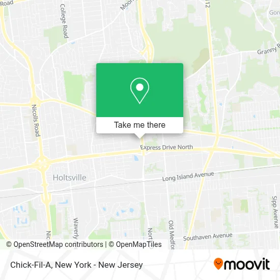 Chick-Fil-A map