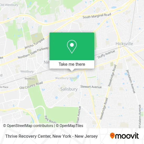 Thrive Recovery Center map