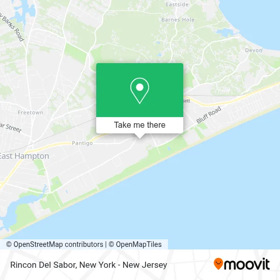 Rincon Del Sabor map