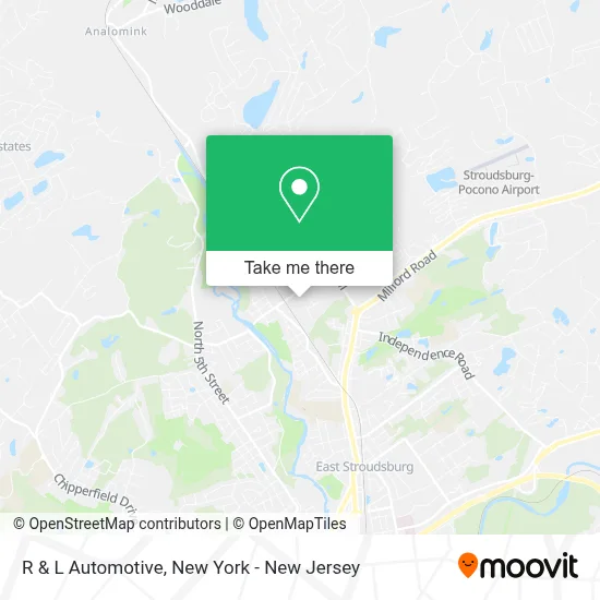 R & L Automotive map