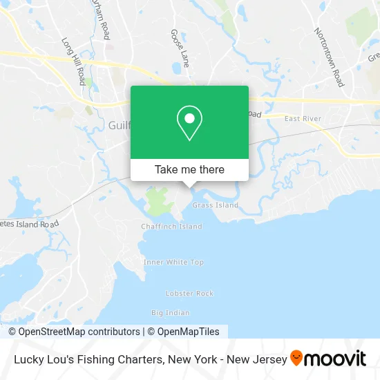 Lucky Lou's Fishing Charters map
