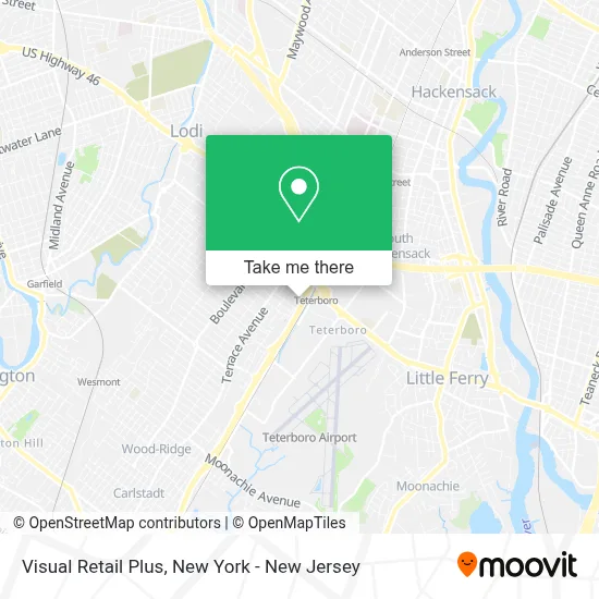 Visual Retail Plus map