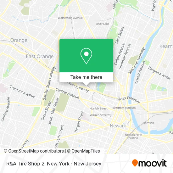 R&A Tire Shop 2 map