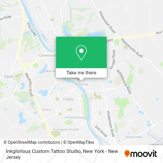 Inkglorious Custom Tattoo Studio map