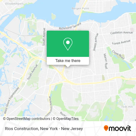 Rios Construction map