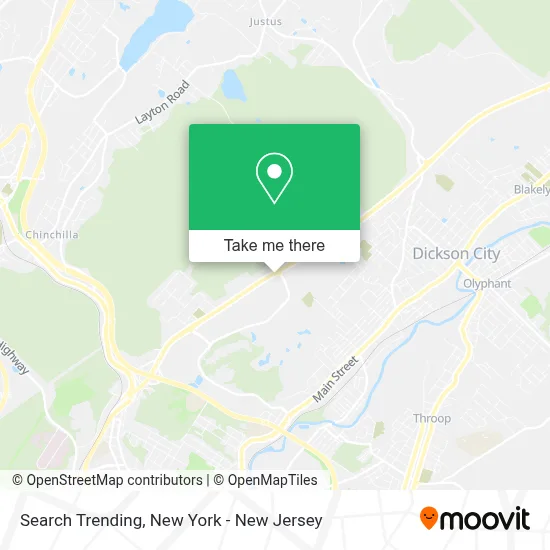 Search Trending map