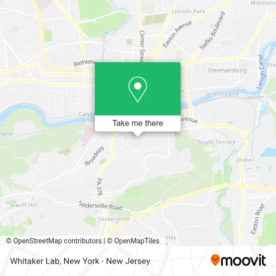 Whitaker Lab map
