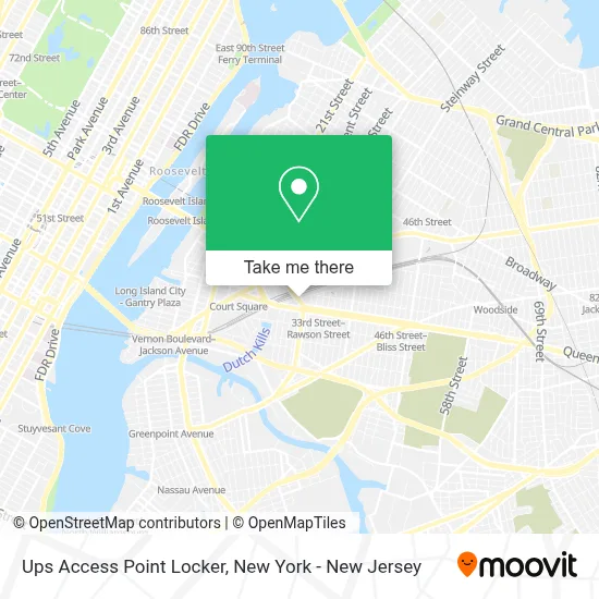 Ups Access Point Locker map