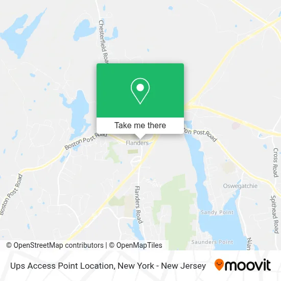 Ups Access Point Location map