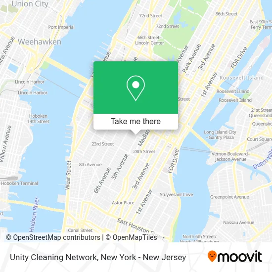 Unity Cleaning Network map
