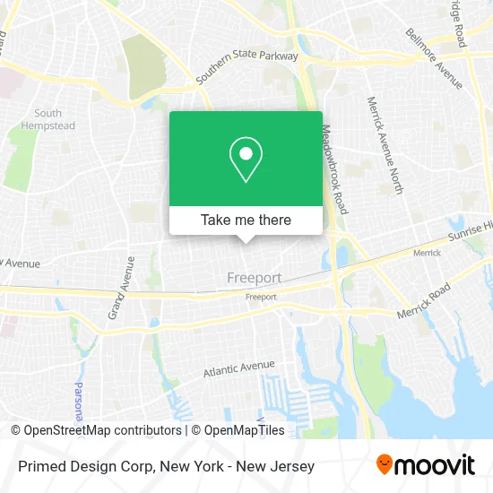 Primed Design Corp map
